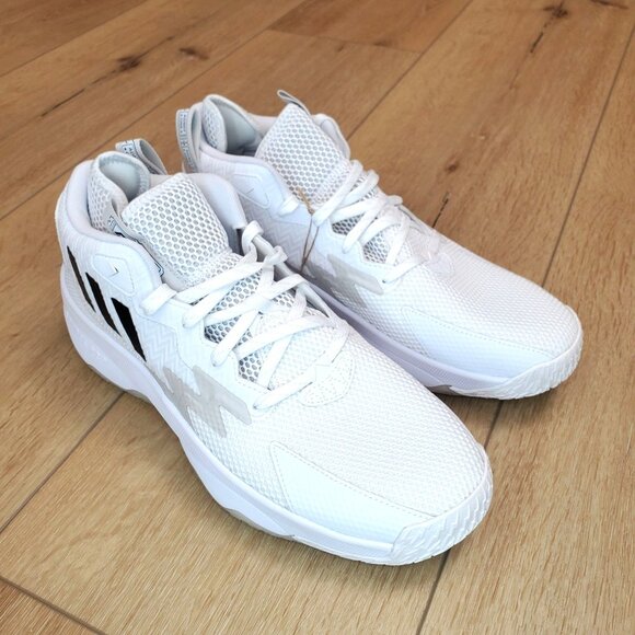 adidas Dame 8 Admit One - Cloud White GY6462 Mens Shoes Size 11.5 Basketball Gym - Picture 10 of 12